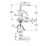 GROHE Zedra кухненски смесител с издърпващ се чучур с 2 функции, ПРОМО 1 32553002