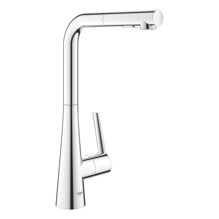 GROHE Zedra кухненски смесител с издърпващ се чучур с 2 функции