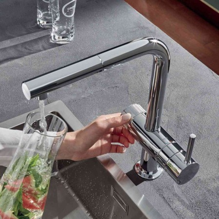 Grohe Blue Pure Minta комплект смесител за кухня и филтърна система, ПРОМО