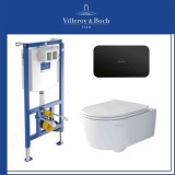 Пакет структура Villeroy & Boch с черен мат бутон E200 и WC Soul 1 Promo_94