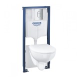 Структура за вграждане Grohe Solido с тоалетна Bau Ceramic Slim , ПРОМО 1 39902000