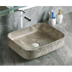 Мивка 40х30см за плот, матиран камък GDS3103A