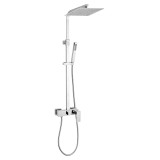 AQG Bold душ колона, квадратна хром 1 21LUC25LUD02