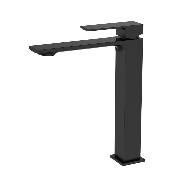 AQG Bold висок смесител за мивка, черен мат 01BOL120NG