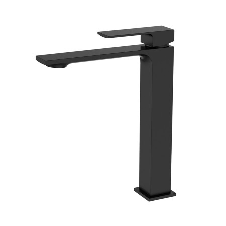 AQG Bold висок смесител за мивка, черен мат