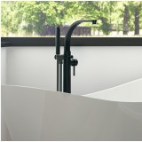 Besco Decco I Easy-Fix свободностоящ смесител за вана/душ, черен мат 3 BW-DI-CZ