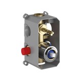 Ponsi Italia R вграденa душ система с пита 25х25, хром 3 BNKISC0009/BTITRCIN04 + BTUNICIN