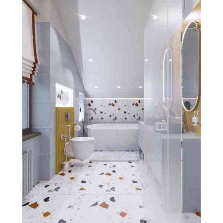 Гранитогрес Stracciatella R Nacar тип Terrazzo калиброван 60x120
