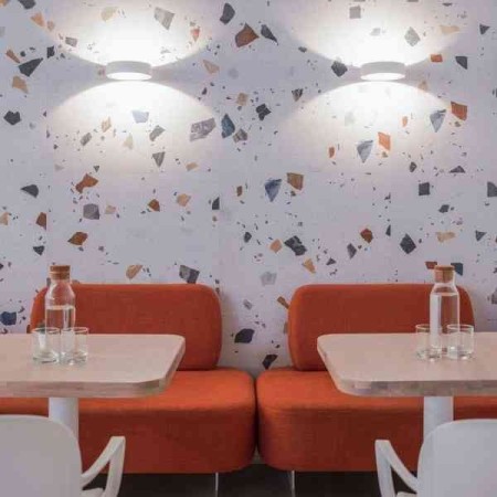 Гранитогрес Stracciatella R Nacar тип Terrazzo калиброван 60x120