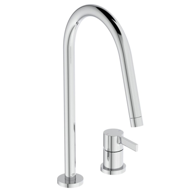 Ideal Standard Gusto 2-дупков смесител за кухня с висок тръбен чучур BD422AA