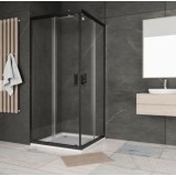 Душ кабина 90х90 с плъзгащи врати, черен мат 5 GDSELLAS9090195_black