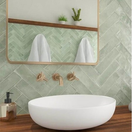 Плочка Cerlat Brunei Bianco 6.5x25