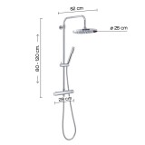 Gedy G-Star душ колона с термостат 1 GYSC10300