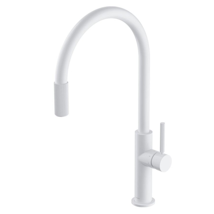 Omnires Switch филтриращ смесител за кухня, бял мат SW9057-FD1WM