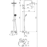 Vidima SevaL 2, душ колона 3 B0976AA