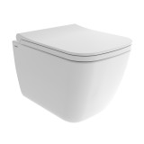 Пакет Geberit с хром бутон и Quadro Rimless 49 см, бял гланц 6 geberitdelta50quadro