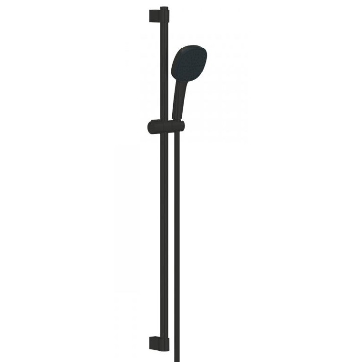 Grohe Tempesta Cube регулируемо душ окачване 90см и слушалка, черен мат 269082433
