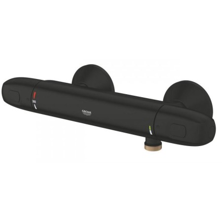 GROHE Grohtherm 1000 термостатен смесител за душ, черен мат