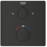 GROHE Grohtherm термостатен смесител за вграждане вана/душ, черен мат 2 1022092430 