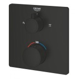 GROHE Grohtherm термостатен смесител за вграждане вана/душ, черен мат 3 1022092430 