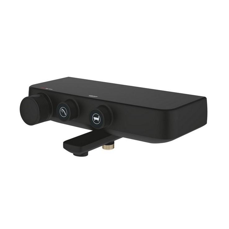 Grohe Grohtherm SmartControl  термостатен смесител за вана/душ, Phantom Black 102168KF00