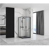 Душ кабина NNY6B 90x90, прозрачно стъкло, черен мат 1 Kerac_NNY6B