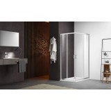 Душ кабина AАS6 90x90, прозрачно стъкло, хром 1 Kerac_AАS6