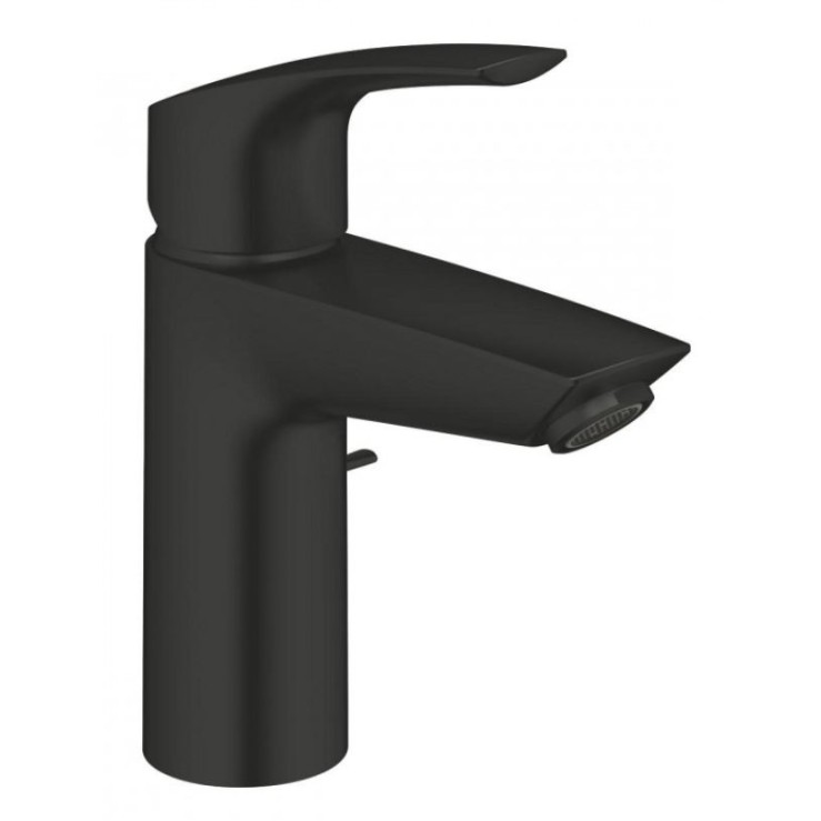 Grohe Eurosmart, смесител за умивалник, S размер с изпразнител, черен мат 329262433