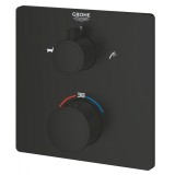 GROHE Grohtherm термостатен смесител за вграждане вана/душ, черен мат 3 1022112430 