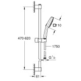 Grohe Tempesta Cube 110 тръбно окачване комплект, 3 струи 6 27579003