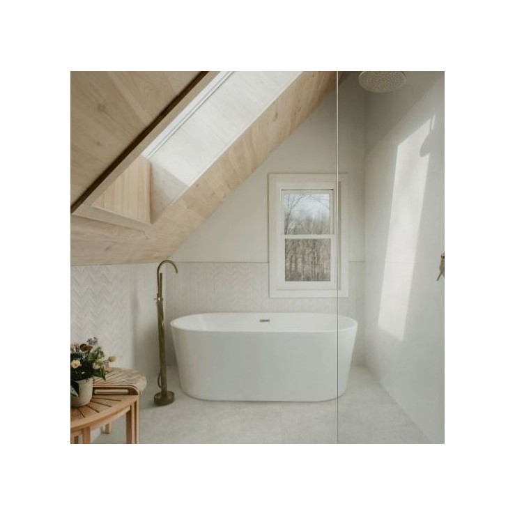 Marazzi Flora Bianco 30x90 плочки за баня marazzi_flora_bianco