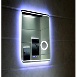 Огледало с LED осветление 60х80сm, "Touch screen" и часовник gds_ICL1799