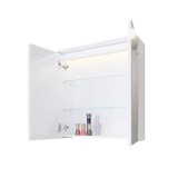 Комплект Ели 55 см., горен и долен шкаф, LED, бял 5 goren_dolen Eli 55 bql