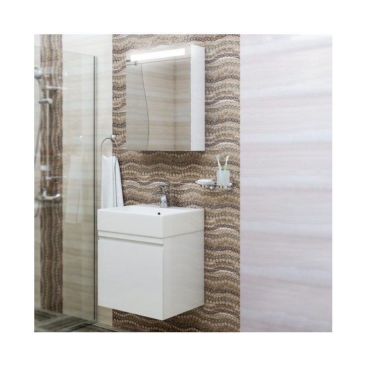 Комплект Тринити 50 см., вратички,  LED , бял komplekt_triniti _ bql_50