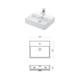 Комплект Тринити 50 см., вратички,  LED , бял 6 komplekt_triniti _ bql_50