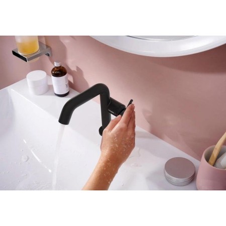 Hansgrohe Tecturis S 110 , смесител за умивалник, черен мат на топ цена — Gaudi DS