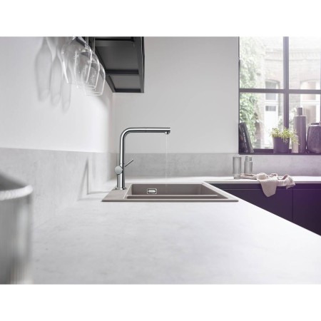 Hansgrohe Talis M54 270 смесител с издърпващ струйник, хром на топ цена — Gaudi DS