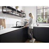 Hansgrohe Talis M54, кухненски смесител, изтеглящ, черен мат 3 72808670
