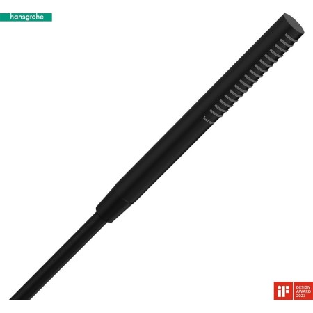 Hansgrohe Pulsify S 100, 1 струя, EcoSmart+, ръчен душ, черен мат