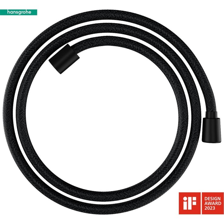 Hansgrohe Designflex 160 см текстилен шлаух, черен мат 28260670
