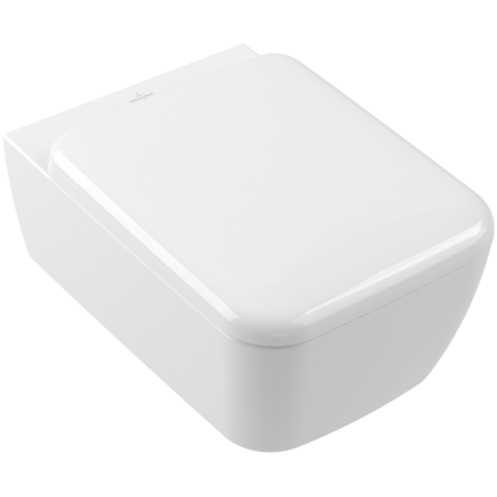 Villeroy & Boch Skyla, конзолна WC, Rimless, квадратна
