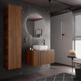 Salgar шкаф колона Biba Walnut, цвят орех,  160 см. 2 102252