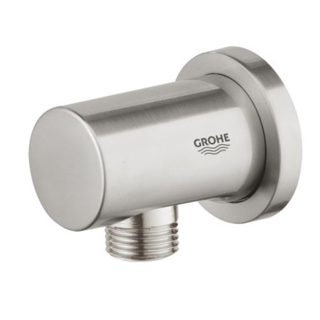 GROHE стенно коляно, стомана мат