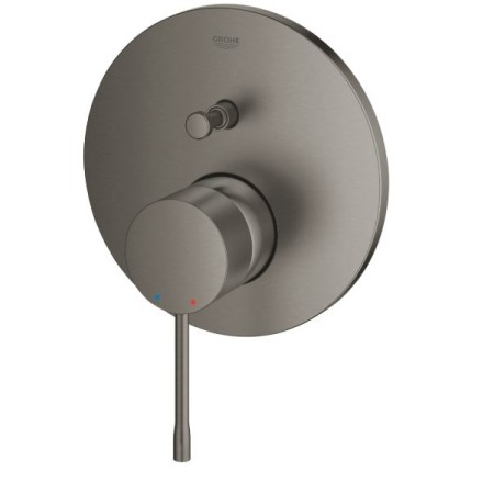 GROHE Essence смесител за вграждане за вана/душ, brushed hard graphite