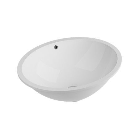 Quarter Bath овална мивка за под плот Single+, 57х44 см, бяла
