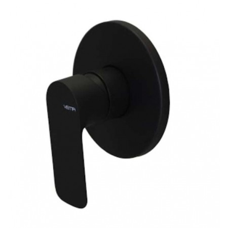 Пакет  Grohe с черен мат бутон и Quarter Bath Deep, тънък капак и биде, бял гланц