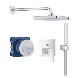 Комплект душ система за вграждане GROHE Eurocube Tempesta 250 Cube 25289000