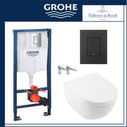 Промо пакет Grohe черен мат + V&B Subway 2.0 56001001+9M68S101