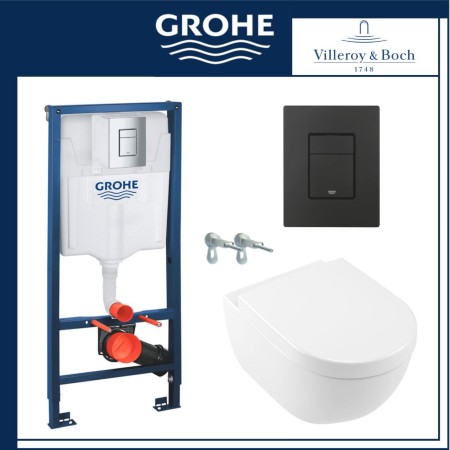 Промо пакет Grohe черен мат + V&B Subway 2.0