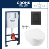 Промо пакет Grohe черен мат + V&B Subway 2.0 10 56001001+9M68S101